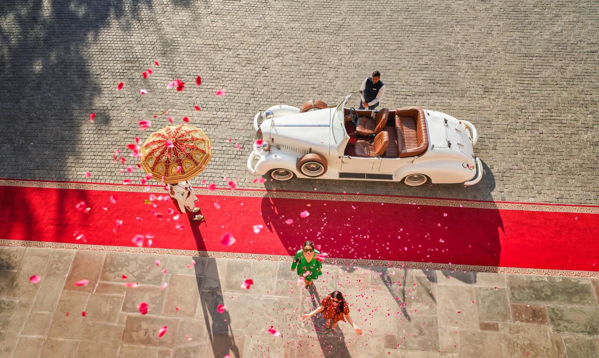 페어몬트 자이푸르 호텔 외부 사진 Wedding in the center of the city